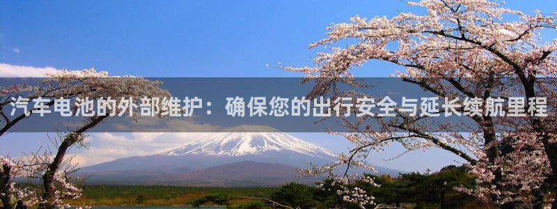 优发国际登录首页：汽车电池的外部维护：确保您的出行安全与延长续航里程