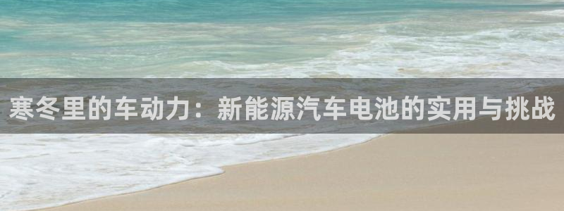 优发国际不出款了吗：寒冬里的车动力：新能源汽车电池的实用与挑战
